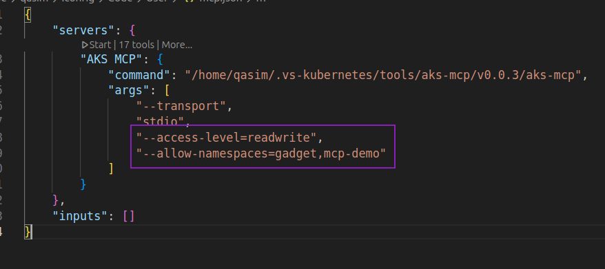Allowed Namespace