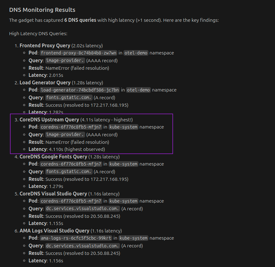 Get DNS Results